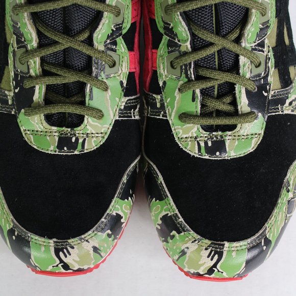 Asics x Atmos Gel-Lyte III Green Camo Tiger G477 - Picture 3 of 8